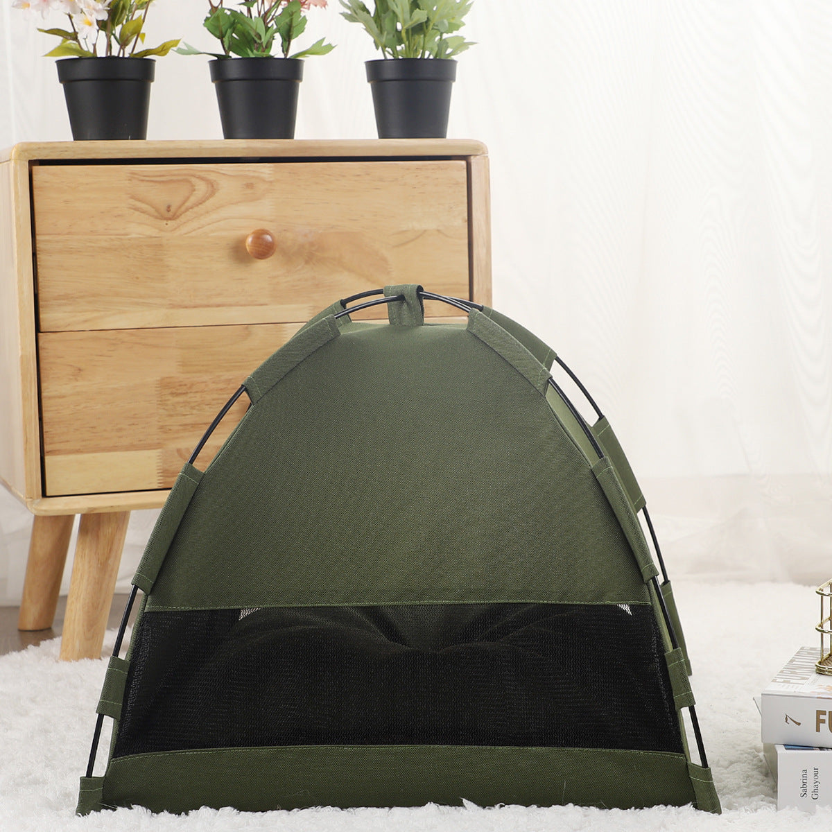 Portable Pet Tent Bed – Indoor/Outdoor Cozy House for Cats & Dogs
